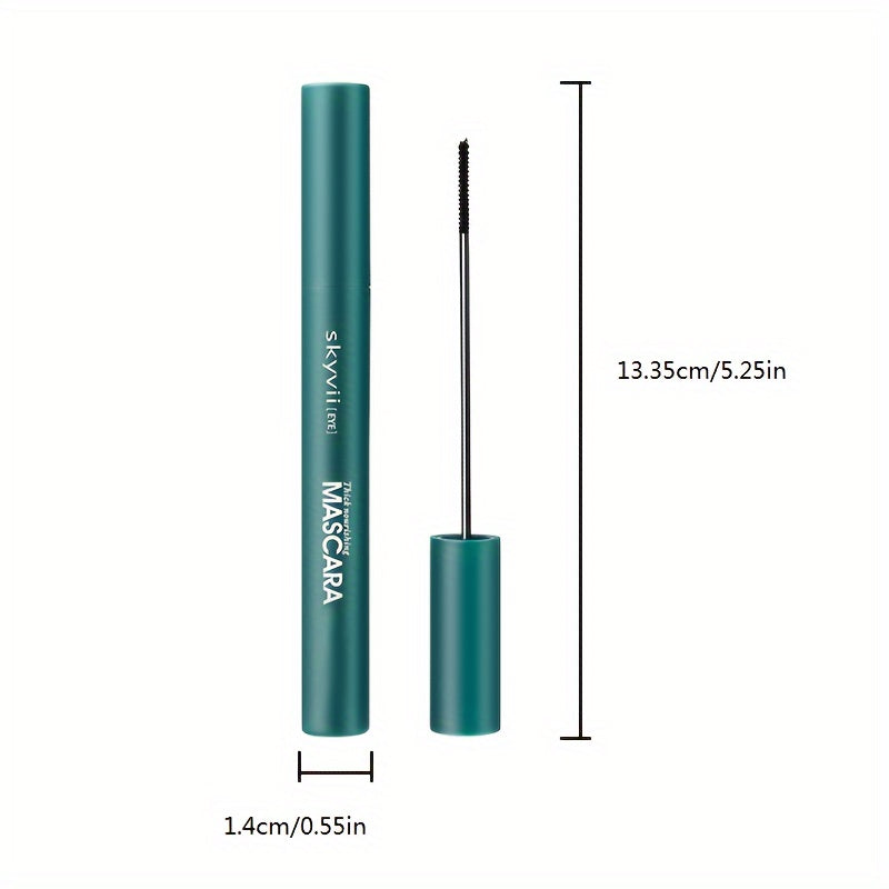 Waterproof Black Mascara for All Skin Types Long-Lasting Sweat-Proof