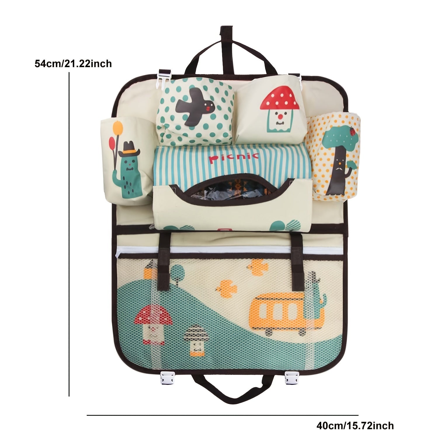 Car Seat Organizer Backseat Storage Bag for Cars and Vehicles