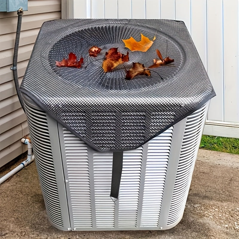 DuraGuard PVC Outdoor Air Conditioner Cover chang, axint, shamol va yomg'irdan himoya qiladi, suv o'tkazmaydigan va shamol o'tkazmaydigan.