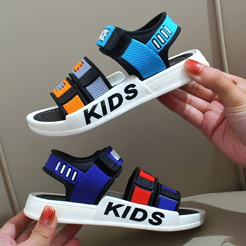 Boys Summer Sandals Kids' Breathable Non-Slip PVC Open Toe Casual Outdoor Shoes