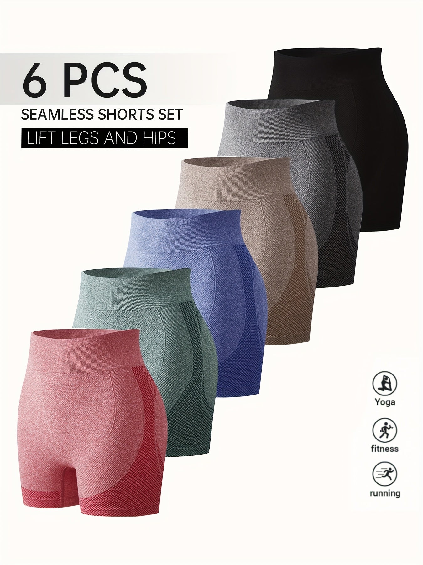 Шорты с высокой талией из нейлона с эластичным подъемом бедер, контролем живота и боковыми полосками. Изготовлены из трикотажной ткани, состоящей из 65% нейлона, 25% полиамида и 10% спандекса, весом 95 г/м². Идеально подходят для йоги, фитнеса.