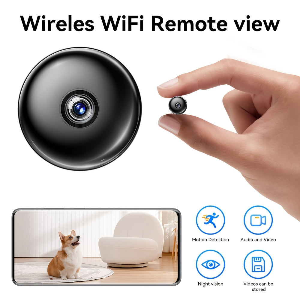 Wireless Surveillance Camera 2.4GHz WiFi Night Vision Motion Detection Indoor Outdoor