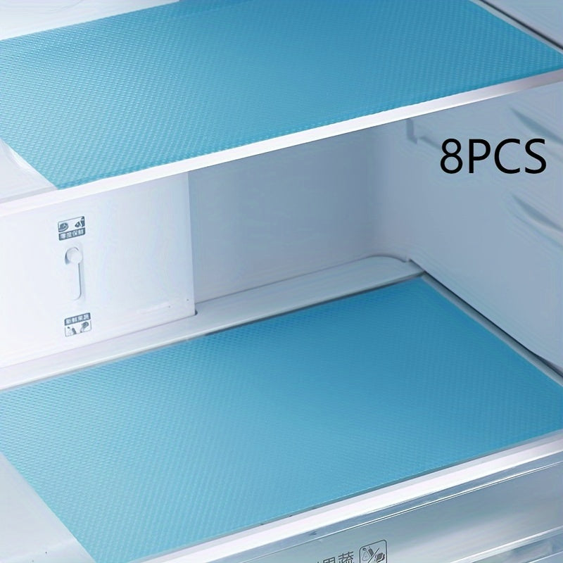 4 Pack Waterproof Washable Refrigerator Liners for Shelves Cabinets Drawers