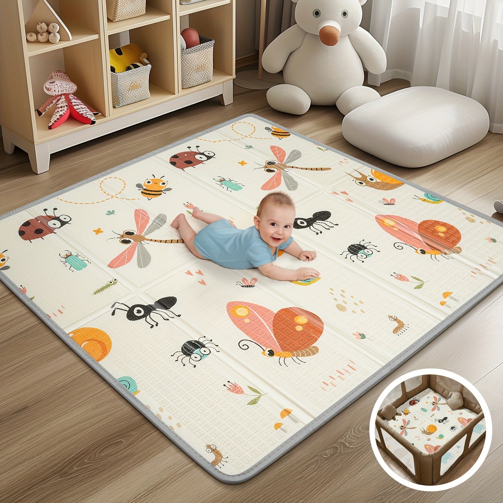 Kids' Waterproof Foam Play Mat for Kids Safety and Comfort Christmas Gift