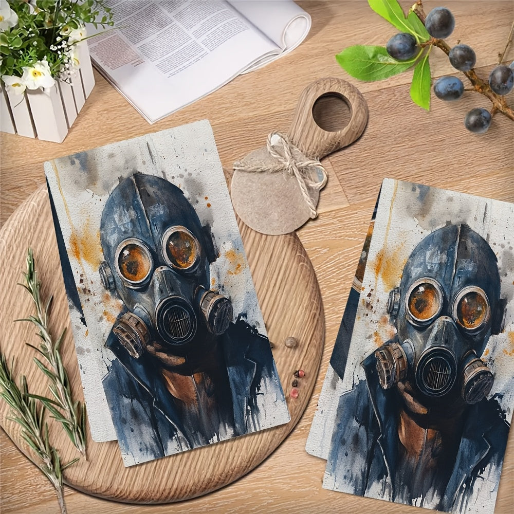 2 Pack Ultra Soft Kitchen Towels Absorbent Dish Hand Towels 40x60 cm