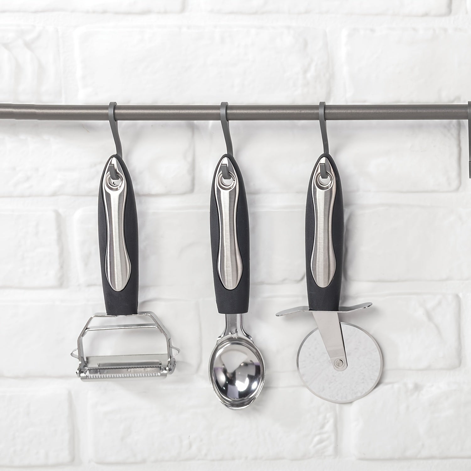 Set of 25 Stainless Steel Kitchen Utensils Non-Stick Cookware Safety Tools