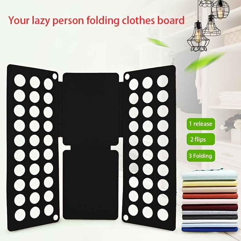 Organizador de almacenamiento de plástico para planchar y regalo, tabla de plegado de ropa extra grande