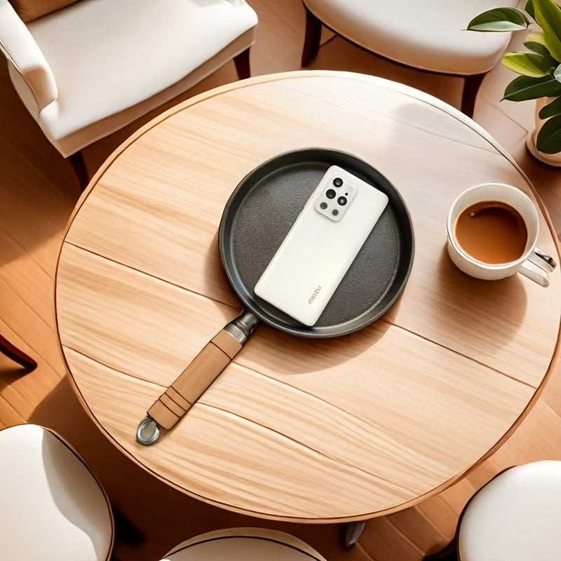 Cast Iron Skillet 19.99cm Non-Stick Durable for Omelets Vegetables and Shrimp