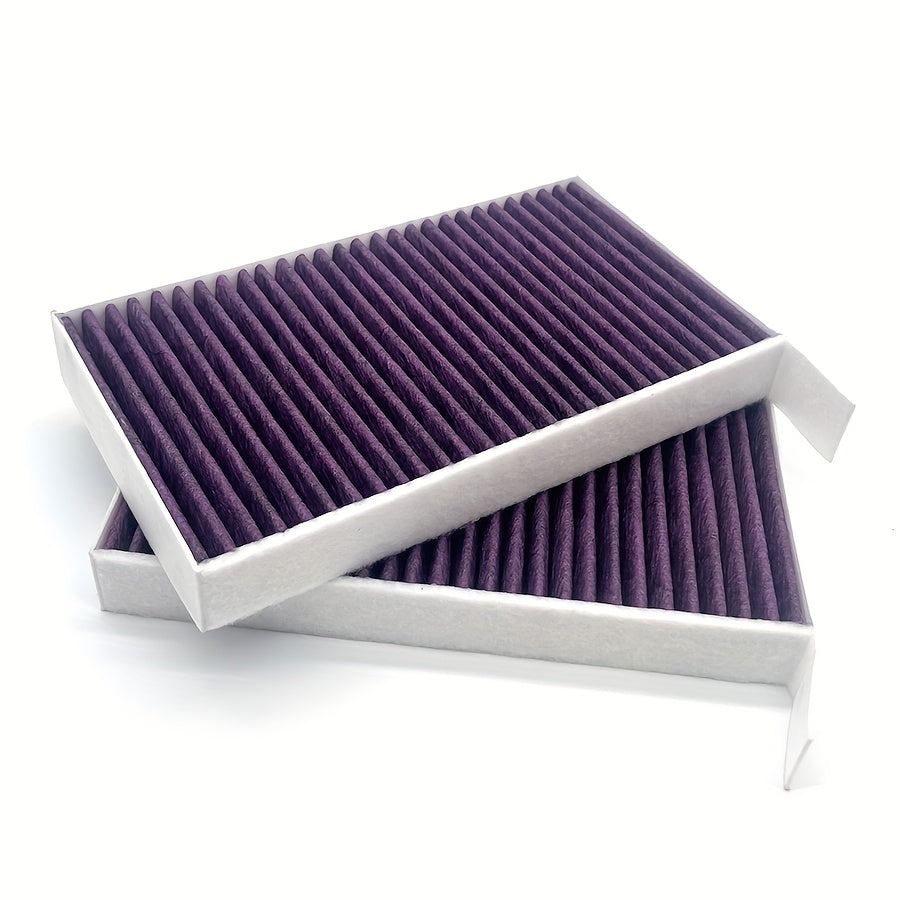2-Pack Carbon Fiber Cabin Air Filters for Tesla Model 3 and Y Activated Carbon Filter