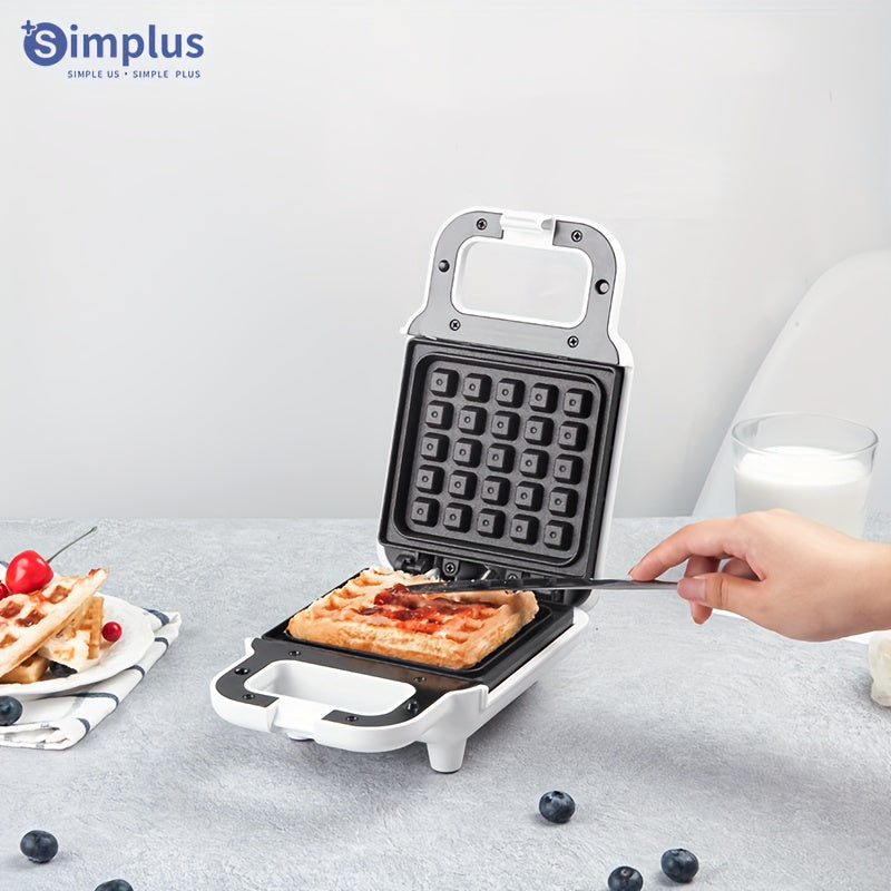 Premium Waffle Maker Non-Stick Surface Auto Shut-Off Kitchen Appliance