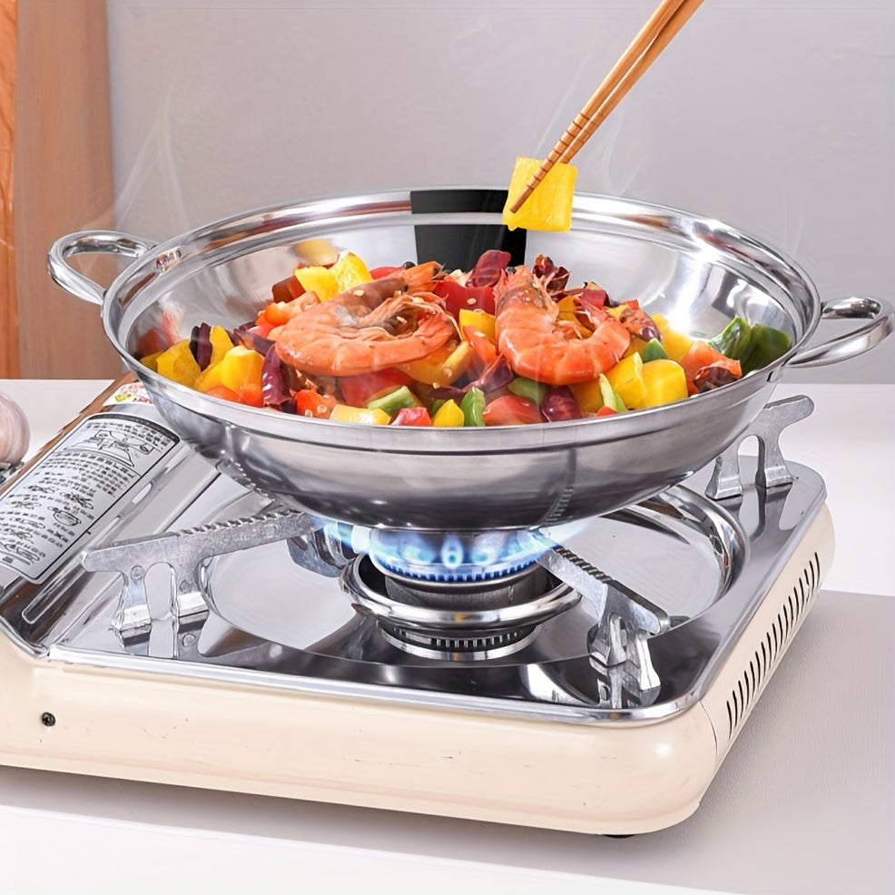 Stainless Steel Hot Pot and Sauté Pan Set, Durable, Versatile Cooking Tools