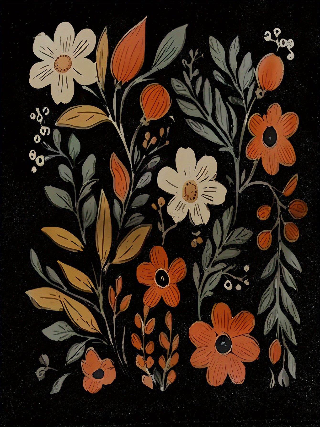 Conjunto de blusa y pantalones con estampado floral para niñas para ropa casual de primavera y verano