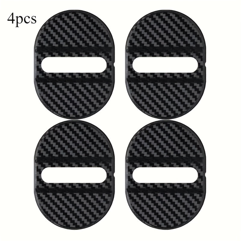 Universal Car Door Lock Cover Set PVC Anti-Rust Plastic Door Protectors 4pcs