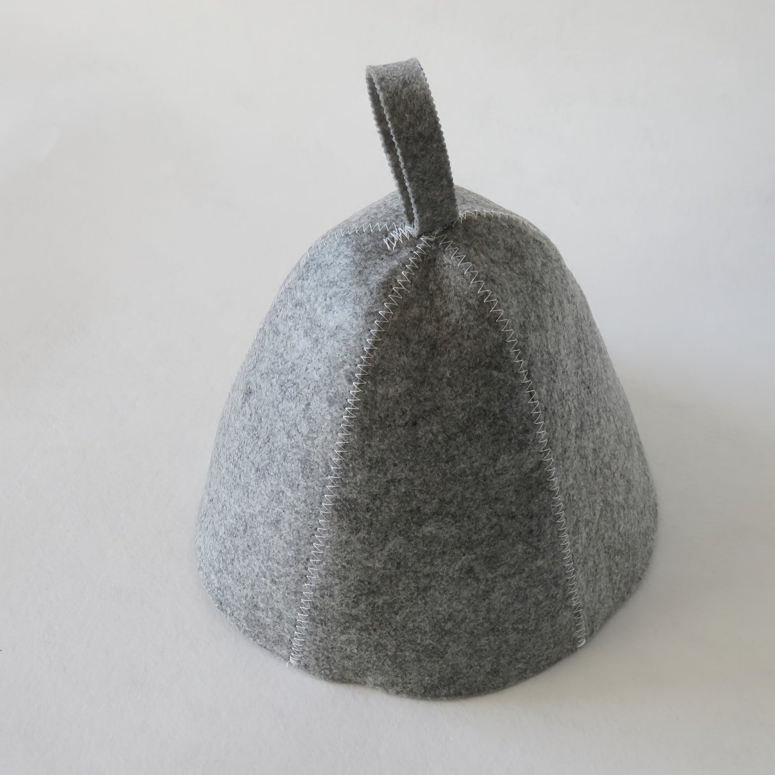 100% Felted Sauna Accessory Set with Insulating Mat Cap and Mitt