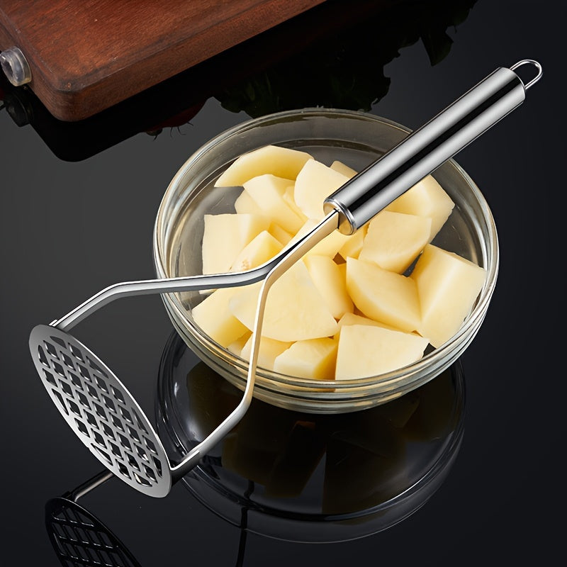 Stainless Steel Potato Masher Manual Food Press for Mashed Potatoes Kitchen Tool