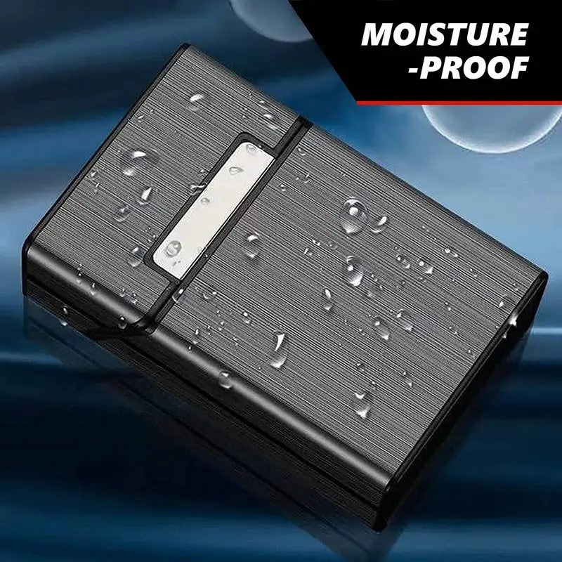 Aluminum Cigarette Case with Magnetic Closure Scratch-Resistant Pocket-Friendly for Travel and Gifting