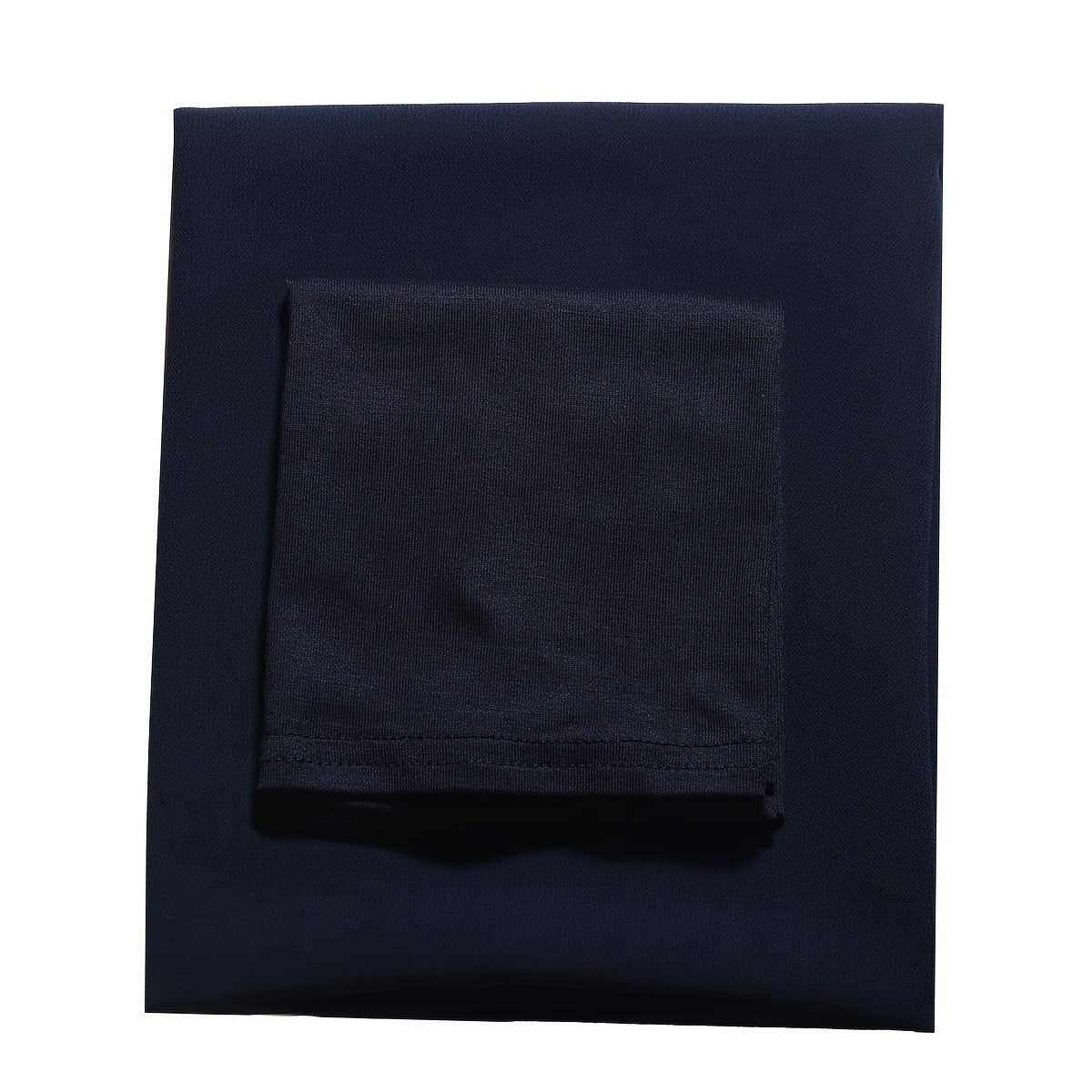 Juego de 2 pañuelos de chiffon de color sólido con capuchas interiores a juego, pañuelos ligeros para mujeres