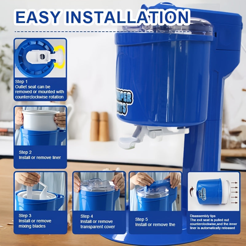 Large Capacity Ice Cream Maker Frozen Yogurt Milkshake Blender Sorbet