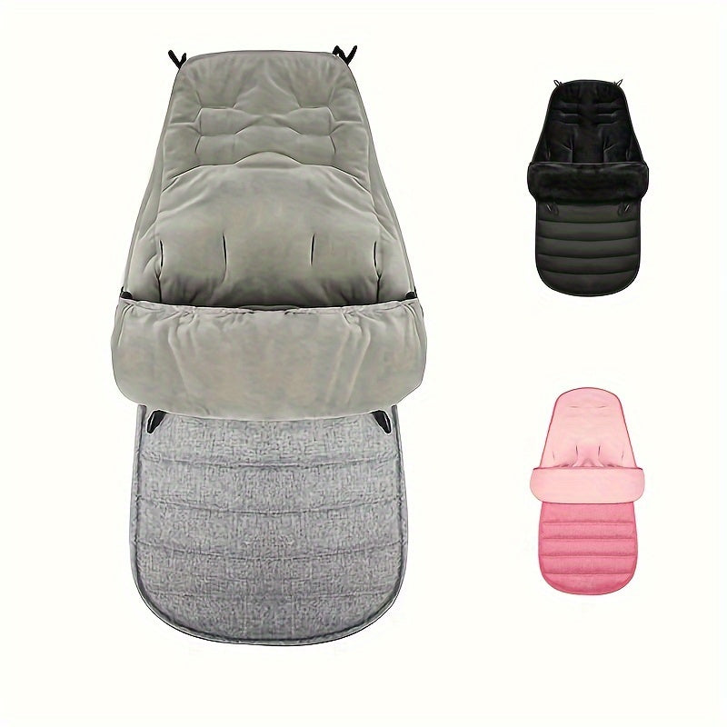 Winter Toddler Footmuff Waterproof Windproof with Coral Fleece Lining