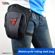 Unisex Outdoor Canvas Motorcycle Drop Leg Side Bag Waist Bag Riding Outdoor Gear