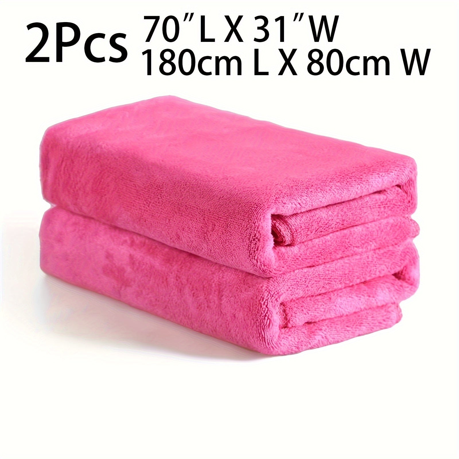 Microfiber Bath Towels 76x177cm Quick Dry Super Absorbent Fade-Resistant