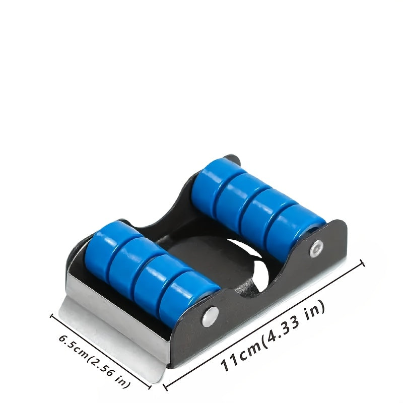 Juego de 4 alfombrillas de acero inoxidable para electrodomésticos, antideslizantes y amortiguadoras de golpes para refrigeradores