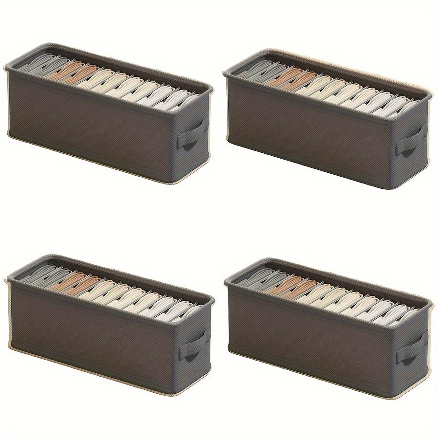 Fabric Drawer Organizer for Bras Socks and Accessories Foldable Storage Divider