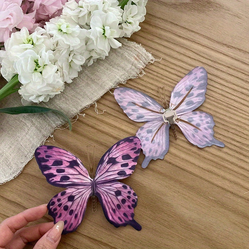 Women's Butterfly Flower Shoe Clips Detachable Beach Vacation Accessories
