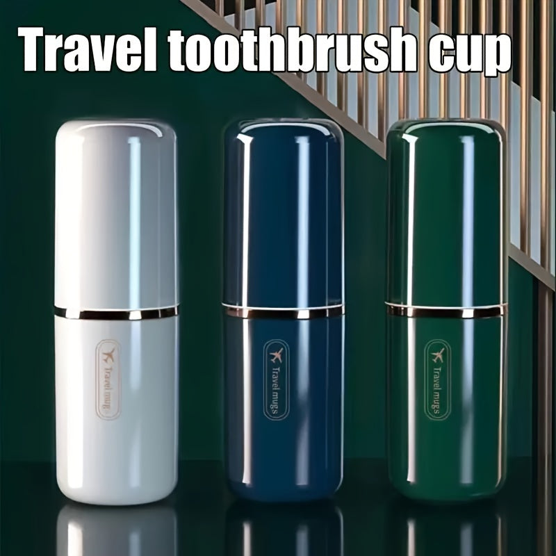 Portable Toothbrush Cup and Holder for Travel and Home Unscented