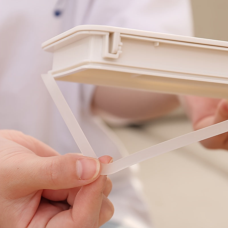 White Wooden Tissue Dispenser for Bathroom and Changing Station