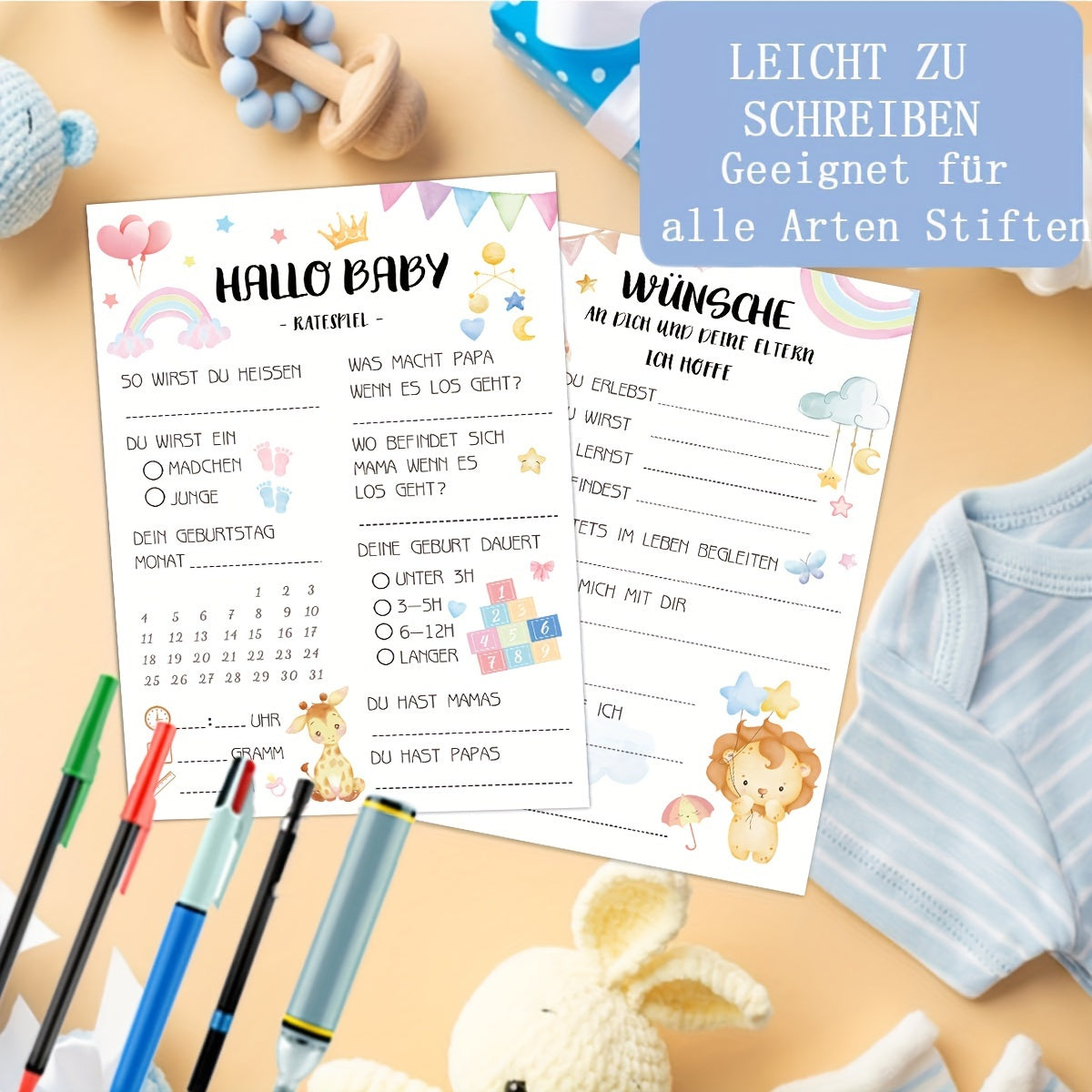 Paquete de 25 tarjetas de predicción y consejos para la ducha multilingües, tarjetas de juego para fiestas para mayores de 14 años