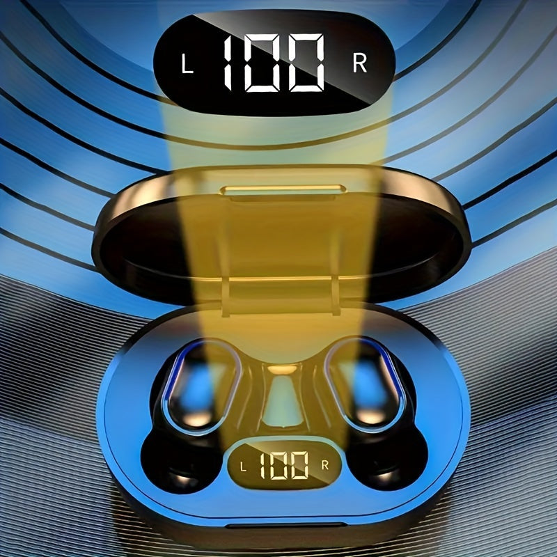 Simsiz sport quloqchinlar raqamli batareya ko'rsatkichi bilan, qayta zaryadlanadigan litiy-polimer, o'yinlar uchun nol kechikish, Type-C USB zaryadlash, yopiq quloq qismi, kondensator mikrofon. Mos keladi