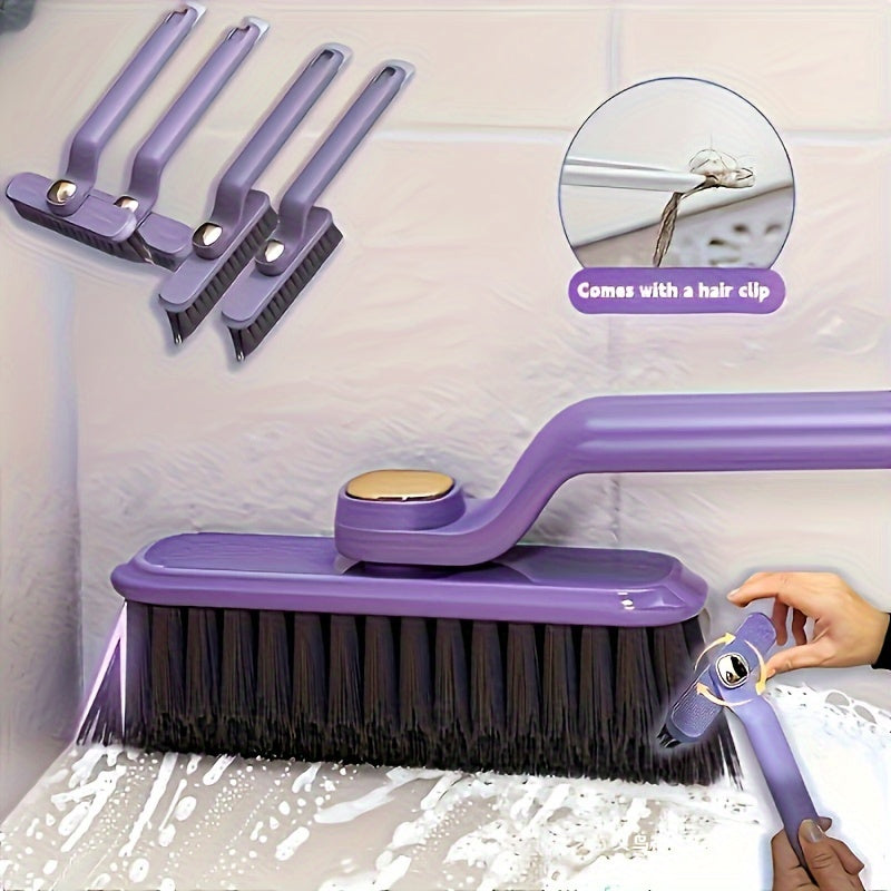 3-in-1 Multi-Functional Bathroom Kitchen Tile Cleaning Brush Rotating Crevice