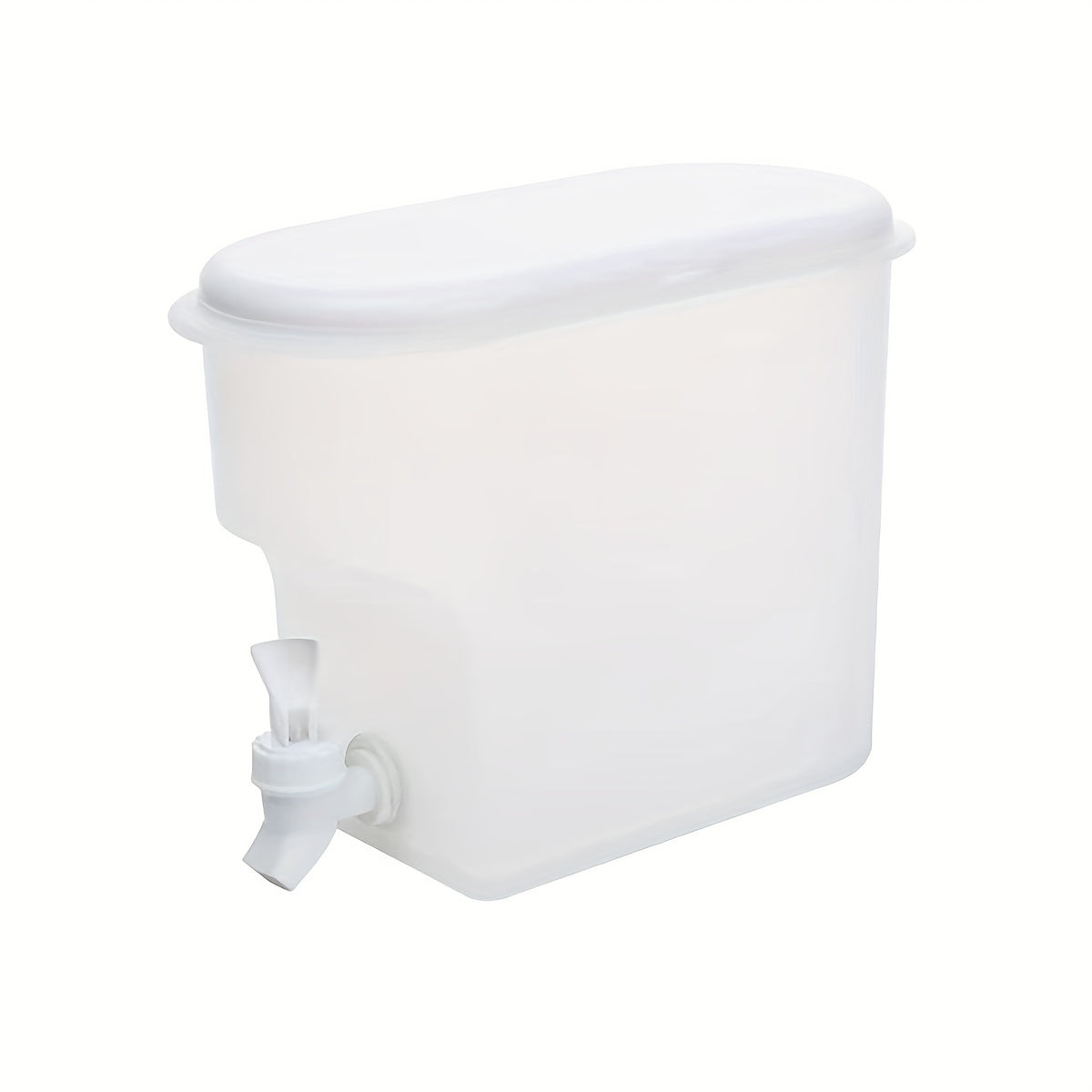 Plastic Water Cooler with Spigot 3500ml Capacity Horizontal Design Refrigerator-Friendly