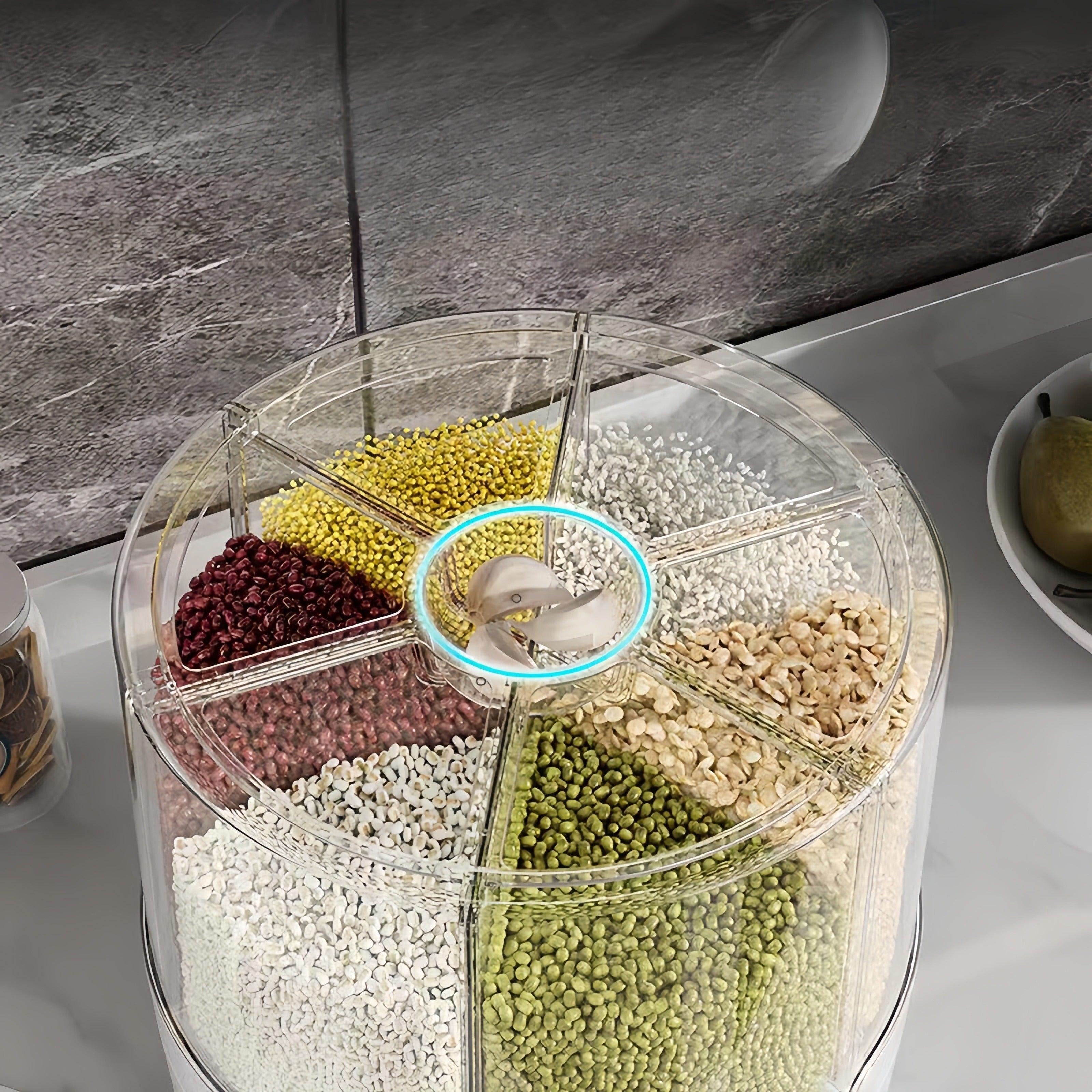 Large Capacity Plastic Grain Storage Container Moisture-Proof Insect-Proof Reusable