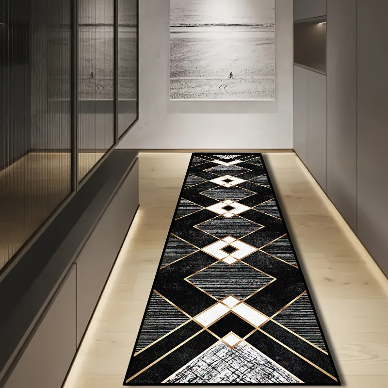 European Style Polyester Area Rug Waterproof Non-Slip Stain-Resistant Carpet