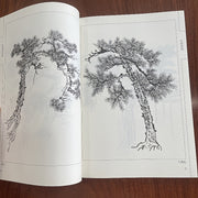 Chinese Ink Drawing Book of 100 Tree Line Art for Children Paperback