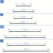 Adjustable Bathroom Partition Spring Rod Black White Brown No Drill Room Divider Shower Curtain