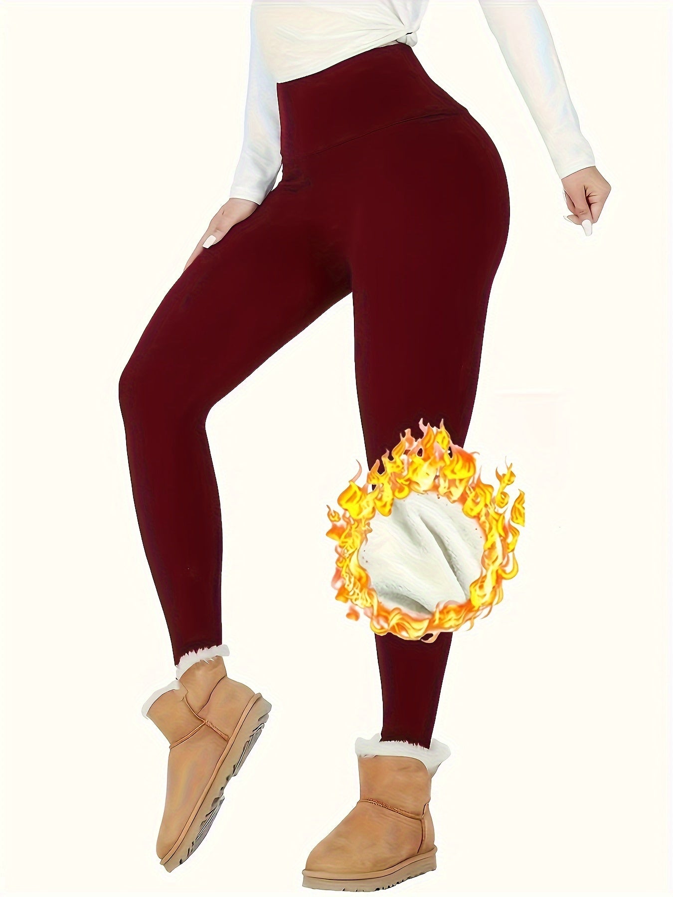 Women's High Waist Fitness Leggings Breathable Quick-Drying Anti-Pilling Elastic Knit Jegging