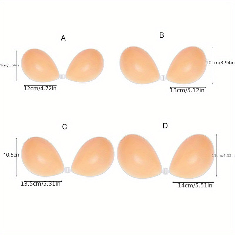 Silicone Self-Adhesive Bra for Women Wireless Opaque Lingerie Accessory