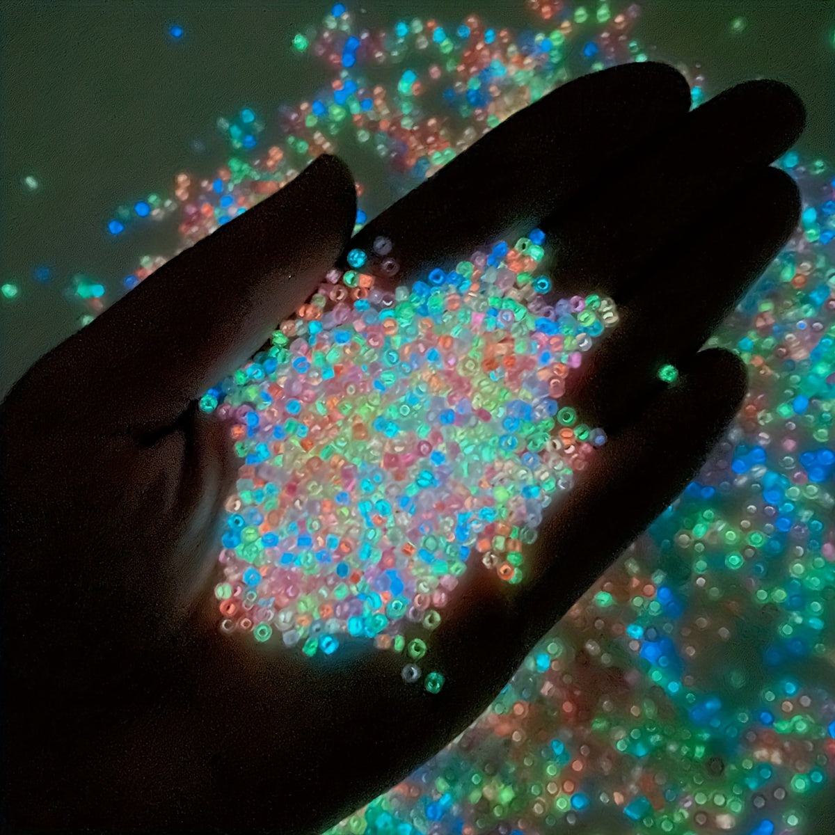 Glow-in-the-Dark Glass Beads for Jewelry Making, Crafting, DIY Accessories