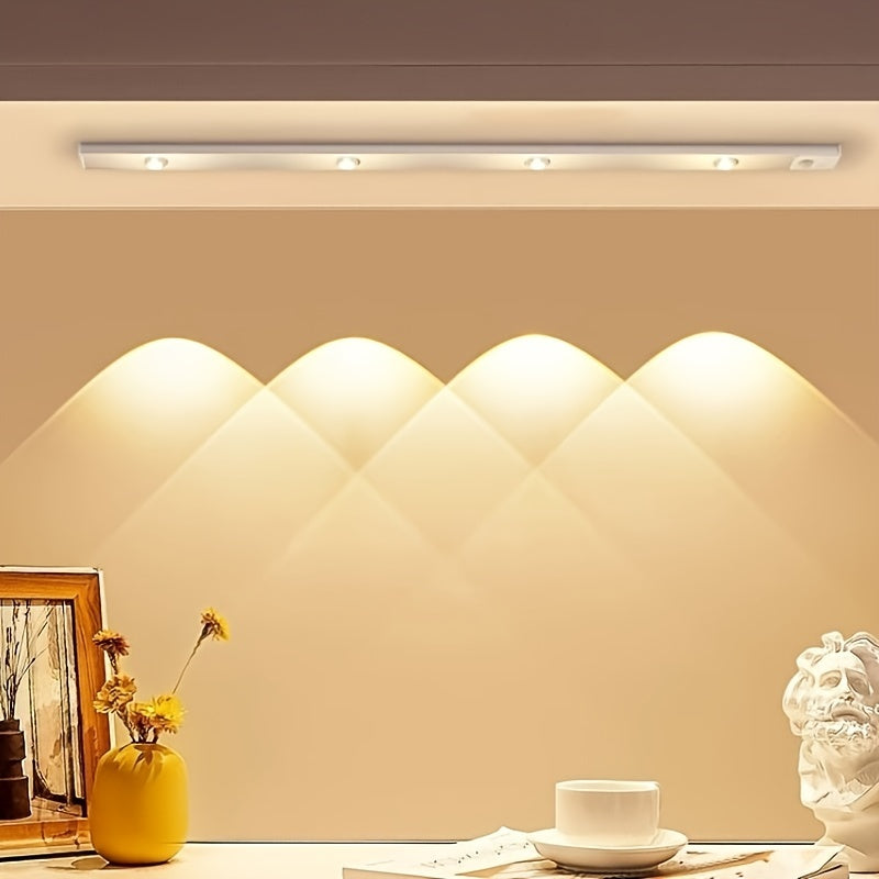 Wireless LED Motion Sensor Lights No Wiring Needed for Indoor and Outdoor Use