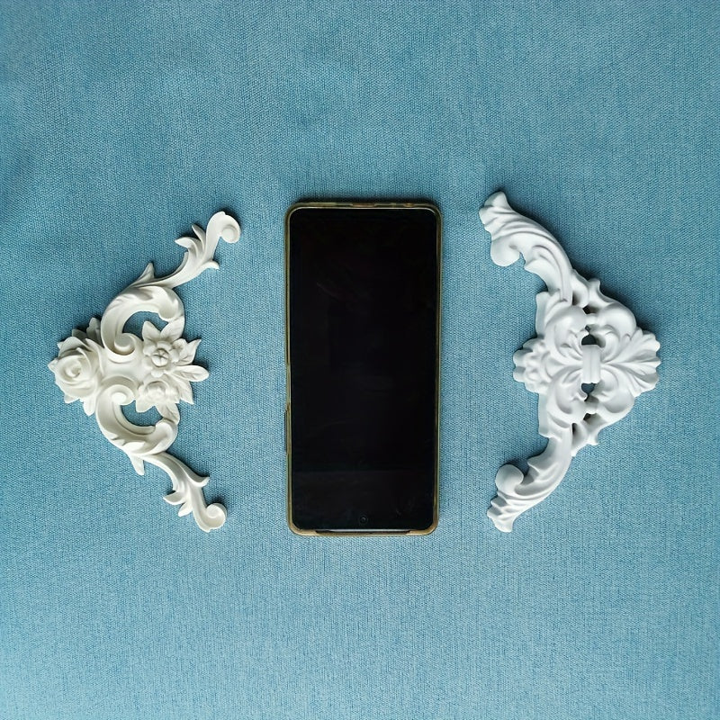 Французский стиль пластикового углового лепестка для украшения стены гостиной