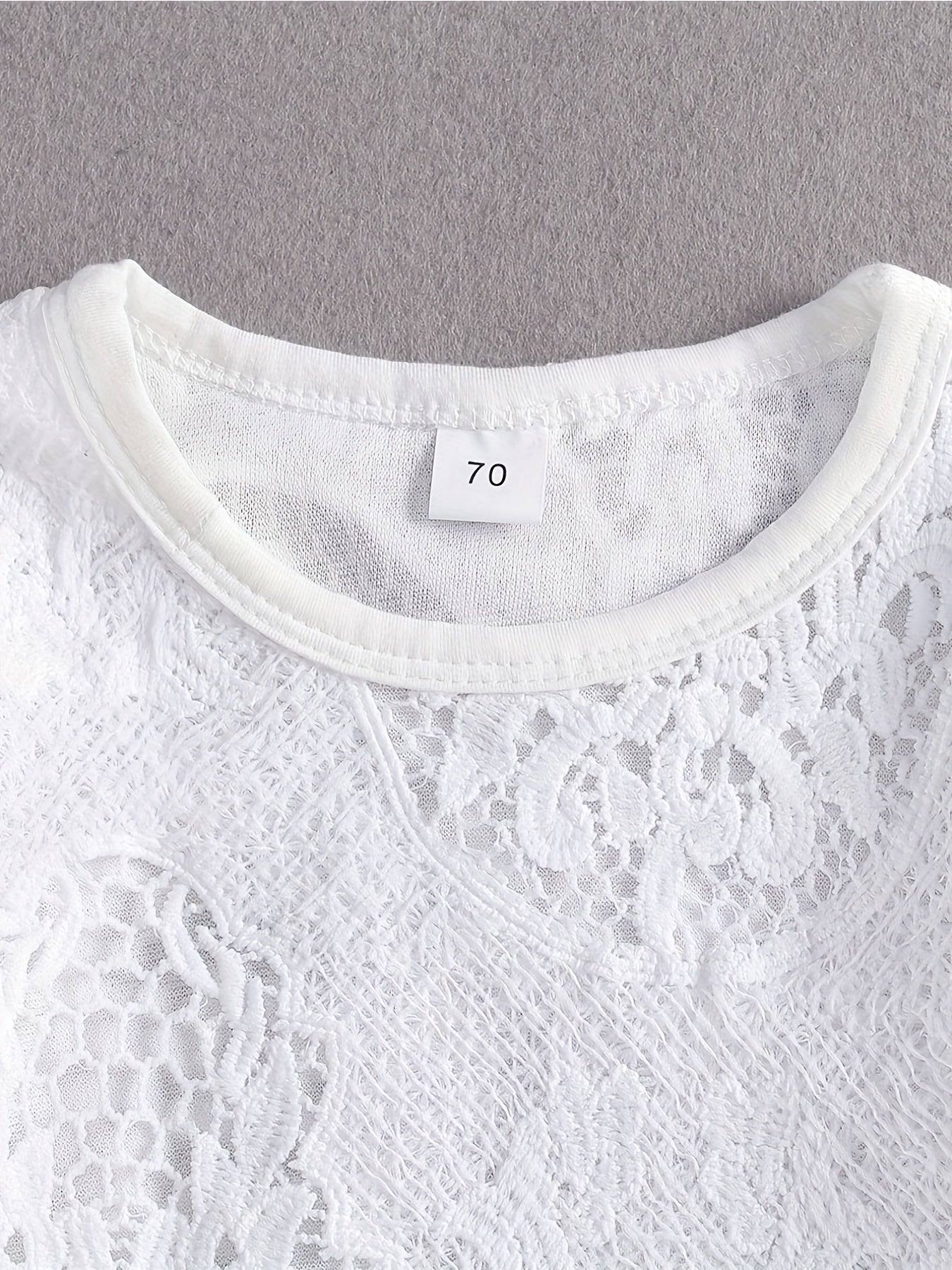 Bolalar qizlar uchun ochiq havoda kiyish uchun to'quvli denim kiyimlari, 12 oy va undan kichik