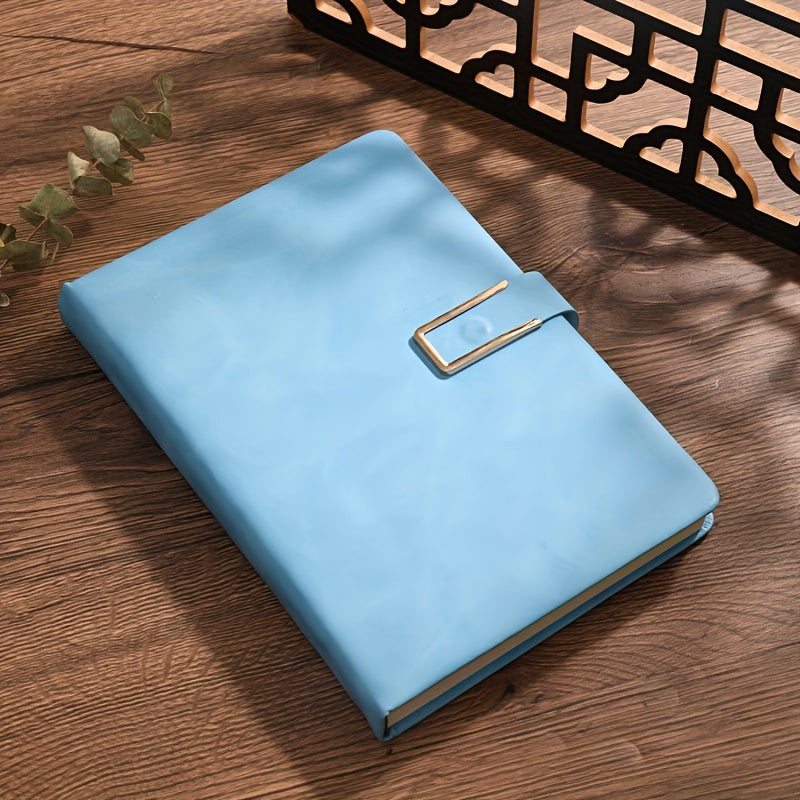 A5 faux charm qog'ozli daftar, ruchka tutqichli, yumshoq muqova, talaba va mutaxassislar uchun ko'p ranglarda