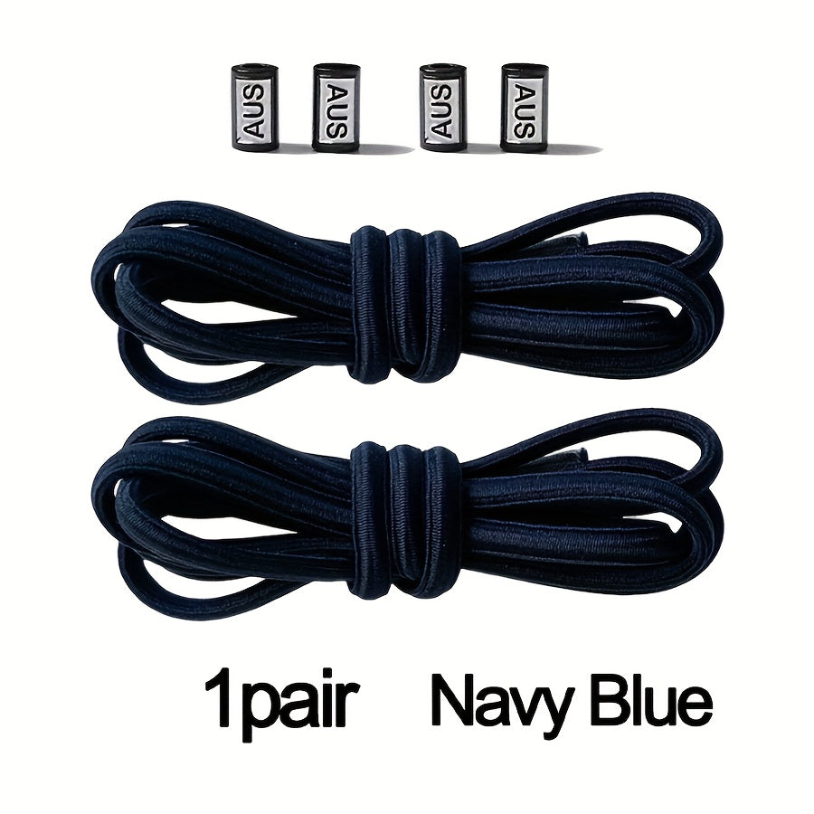 Unisex Elastic Colorful Shoelaces Durable Comfortable Adjustable