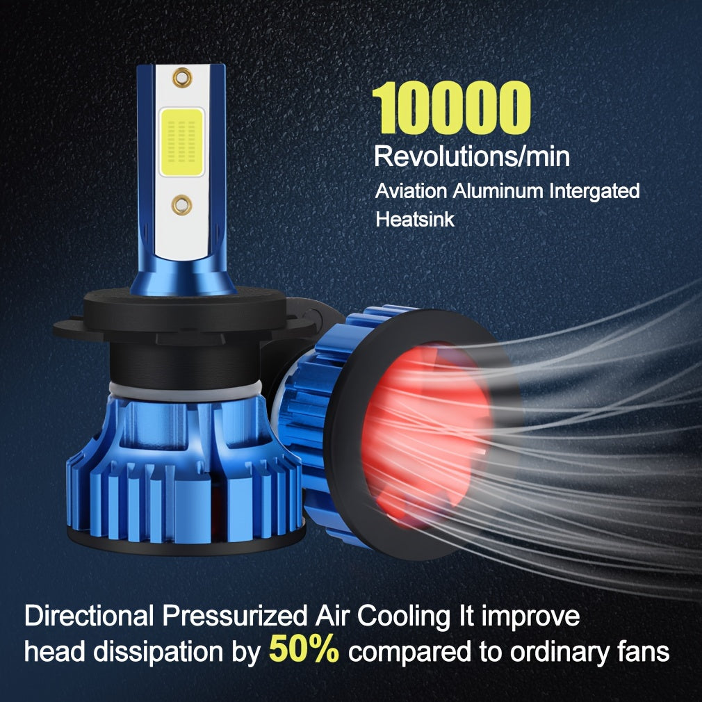 Car LED Headlight Bulbs 60W 20000LM Auto Lamp H1 H3 H4 H7 HB3 HB4