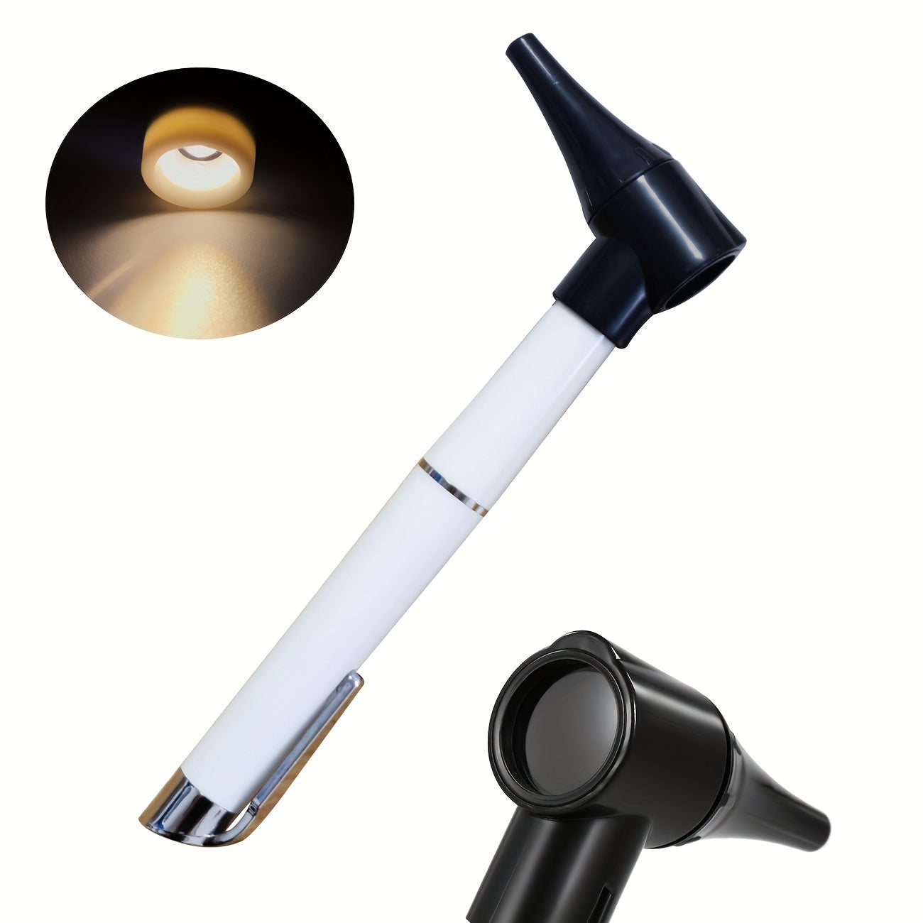Complete Ear Care Set with Portable Otoscope Ear Light Magnifier and Cleaner