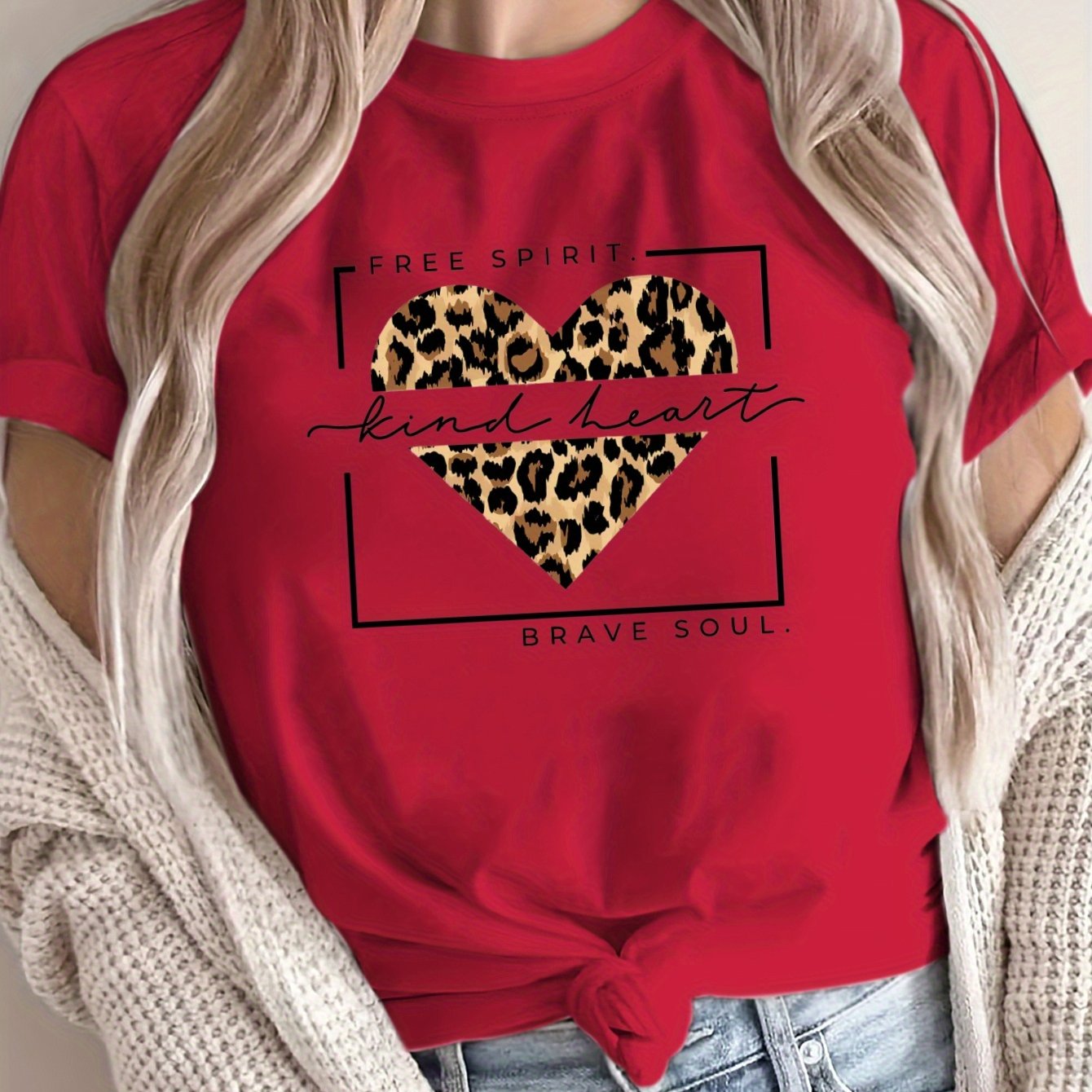 Women's Large Size Loose Fit T-Shirt Dark Grey Short Sleeve Breathable Comfortable