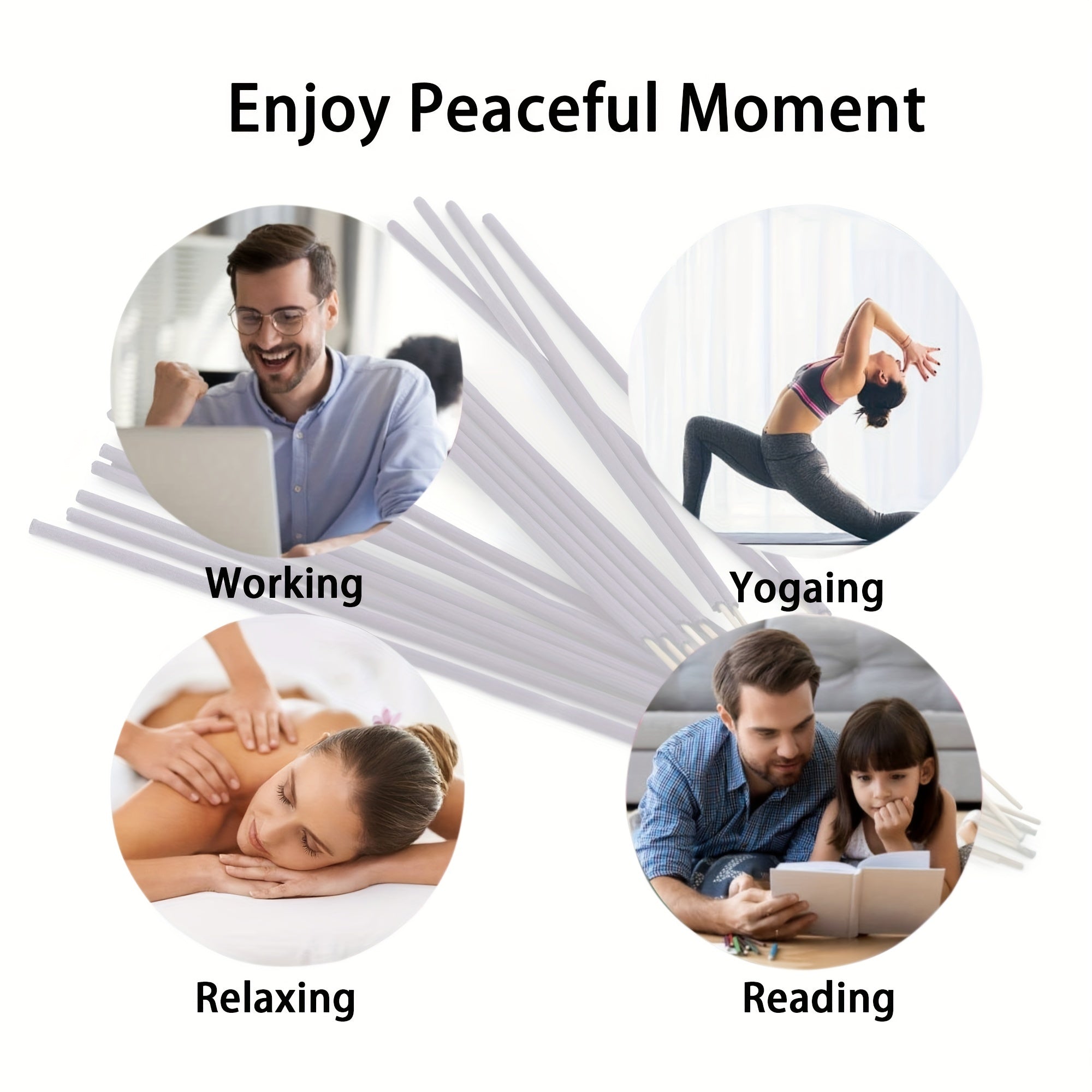 Lavender Incense Sticks Natural Relaxing Refreshing Meditation Yoga Gift